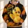 Wide-Eyed Yellow Canary With Angel Message for Mother's Day Gift Giving All-over Print Hoodie (Lightweight) - 1
