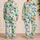Pineapples, Citrus And Sailboats For Cheerful Coastal Summer Holiday Escapes Together Satin Pajamas Set - 2