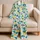 Pineapples, Citrus And Sailboats For Cheerful Coastal Summer Holiday Escapes Together Satin Pajamas Set - 5