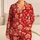 Gingerbread Men and Candy Canes for Cozy Christmas Holiday Mornings Satin Pajamas Set - 1