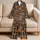 Pumpkin and Witch Hat Checks for Cozy Halloween Nights and Autumn Lounging Satin Pajamas Set - 5