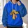 Goofy Slack-Jawed Dog Character for Casual Outings and Everyday Animal Lovers All-over Print Hoodie (Lightweight) - 2