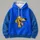 Goofy Slack-Jawed Dog Character for Casual Outings and Everyday Animal Lovers All-over Print Hoodie (Lightweight) - 4