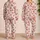 Cherry Bows And Twin Cherries For Cozy Holiday Evenings And Everyday Relaxation Satin Pajamas Set - 2