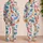 Colorful Polka Dot Cats for Cozy Home Lounging and Playful Summer Days for Women Satin Pajamas Set - 2