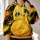 Golden Canary Angel Saying for Mother's Day Gifting and Whimsical Bird Lover Style All-over Print Hoodie (Lightweight) - 2