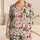 Red Reindeer and Evergreen Trees for Cozy Christmas Mornings and Winter Gifting Satin Pajamas Set - 1