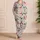 Red Reindeer and Evergreen Trees for Cozy Christmas Mornings and Winter Gifting Satin Pajamas Set - 4
