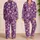 Pink Starfish And Seashells For Relaxed Coastal Evenings By The Shore Satin Pajamas Set - 2