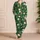 Gingerbread Friends, Santa Faces and Candy Canes for Cozy Christmas Cheer for Girls Satin Pajamas Set - 4