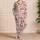 Pink Golf Carts, Putting Greens and Golf Clubs for Cheerful Family Getaways for Kids Satin Pajamas Set - 4