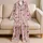 Pink Golf Carts, Putting Greens and Golf Clubs for Cheerful Family Getaways for Kids Satin Pajamas Set - 5