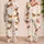 Chestnut Dachshunds and Pink Hearts for Cozy Evenings and Sweet Dreams Satin Pajamas Set - 2