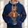Vintage Brown Bear Football Fan With Scarf For Autumn Game Day And Campus Style Wear All-over Print Hoodie (Lightweight) - 1