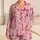 Pink Cowboy Boots and Western Bows for Cozy Ranch-Inspired Evenings for Teens and Girls Satin Pajamas Set - 1