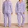 Lavender Butterfly Wings for Whimsical Summer Dreams and Little Girls’ Playful Style Satin Pajamas Set - 2
