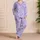 Lavender Butterfly Wings for Whimsical Summer Dreams and Little Girls’ Playful Style Satin Pajamas Set - 4