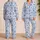 Blue Porcelain Medallions for Breezy Beach Days and Relaxed Summer Moments for Girls Satin Pajamas Set - 2