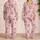 Pink Baseball Gear for Cozy Game-Day Lounging and Cheerful Everyday Comfort at Home Satin Pajamas Set - 2
