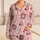 Pink Baseball Gear for Cozy Game-Day Lounging and Cheerful Everyday Comfort at Home Satin Pajamas Set - 1