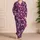Colorful Cactus and Cowboy Western Icons for Cozy Bedtime Adventures for Kids Satin Pajamas Set - 4