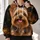 Yorkshire Terrier Dog Portrait for Cozy Lounging and Everyday Pet Lover Style All-over Print Hoodie (Lightweight) - 2
