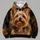 Yorkshire Terrier Dog Portrait for Cozy Lounging and Everyday Pet Lover Style All-over Print Hoodie (Lightweight) - 4