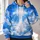 Radiant White Cross Above Heavenly Clouds for Faith and Worship Everyday Wear All-over Print Hoodie (Lightweight) - 2