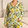 Watercolor Lemon Grove for Sunny Summer Days and Cheerful Outdoor Family Moments Satin Pajamas Set - 1