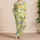 Watercolor Lemon Grove for Sunny Summer Days and Cheerful Outdoor Family Moments Satin Pajamas Set - 4