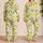 Watercolor Lemon Grove for Sunny Summer Days and Cheerful Outdoor Family Moments Satin Pajamas Set - 2