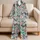 Colorful Butterfly And Wildflower Boho Art For Birthday Outings And Girls' Gifts Satin Pajamas Set - 5