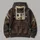 Brown Sci-Fi Utility Armor Costume Look for Halloween Cosplay and Fan Events All-over Print Hoodie (Lightweight) - 5