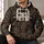 Brown Sci-Fi Utility Armor Costume Look for Halloween Cosplay and Fan Events All-over Print Hoodie (Lightweight) - 6