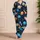 Ringed Planets And Colorful Worlds For Cozy Stargazing Nights For Boys Satin Pajamas Set - 4