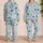 Farm Animals and Blue Tractors for Cozy Bedtime and Playful Days with Toddlers Satin Pajamas Set - 2