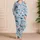 Farm Animals and Blue Tractors for Cozy Bedtime and Playful Days with Toddlers Satin Pajamas Set - 4