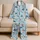Farm Animals and Blue Tractors for Cozy Bedtime and Playful Days with Toddlers Satin Pajamas Set - 5