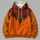 Lion Mane Costume Look for Family Dress-Up and Halloween Celebrations for Dads All-over Print Hoodie (Lightweight) - 4