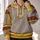 Antique Clockwork Butler Tunic Motifs For Cosplay Events And Whimsical Character Fans All-over Print Hoodie (Lightweight) - 2