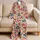Colorful Retro Daisy Blooms for Cozy Autumn Days and Playful Little Girls Outdoors Satin Pajamas Set - 5
