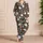 Ghosts And Jack-O'-Lanterns For Cozy Halloween Nights And Fall Celebrations Satin Pajamas Set - 4