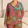 Retro Pop Art Daisies for Cheerful Weekend Lounging and Relaxed Evenings Satin Pajamas Set - 1