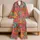 Retro Pop Art Daisies for Cheerful Weekend Lounging and Relaxed Evenings Satin Pajamas Set - 5