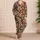 Vintage Floral Blooms For Cozy Evenings And Sweet Dreams For Girls Satin Pajamas Set - 4