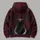 Burgundy Sorceress Costume Details For Cosplay Events And Fantasy Fan Gatherings All-over Print Hoodie (Lightweight) - 5