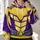 Purple And Gold Honeycomb Hero Suit For Cosplay Events And Fans All-over Print Hoodie (Lightweight) - 2