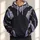 Black Geometric Armor and Violet Accents for Cosplay Events and Everyday Fandom Wear All-over Print Hoodie (Lightweight) - 1
