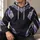 Black Geometric Armor and Violet Accents for Cosplay Events and Everyday Fandom Wear All-over Print Hoodie (Lightweight) - 6