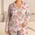 Seashells Starfish And Pink Bows For Sunny Coastal Summer Celebrations For Kids Satin Pajamas Set - 1